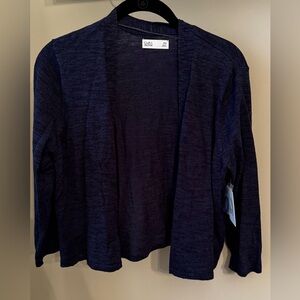 ✅ CLOSET CLOSING SOON NWT Croft & Barrow Navy Cardigan